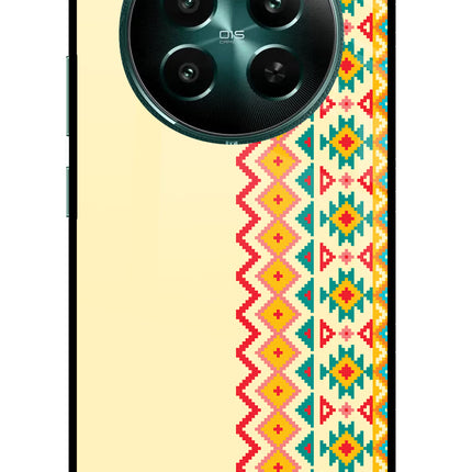 Ethnic Seamless Realme 12+ 5G Glass Case
