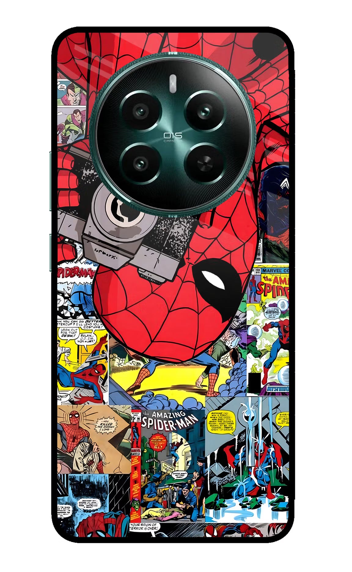 Spider Man Realme 12+ 5G Glass Case