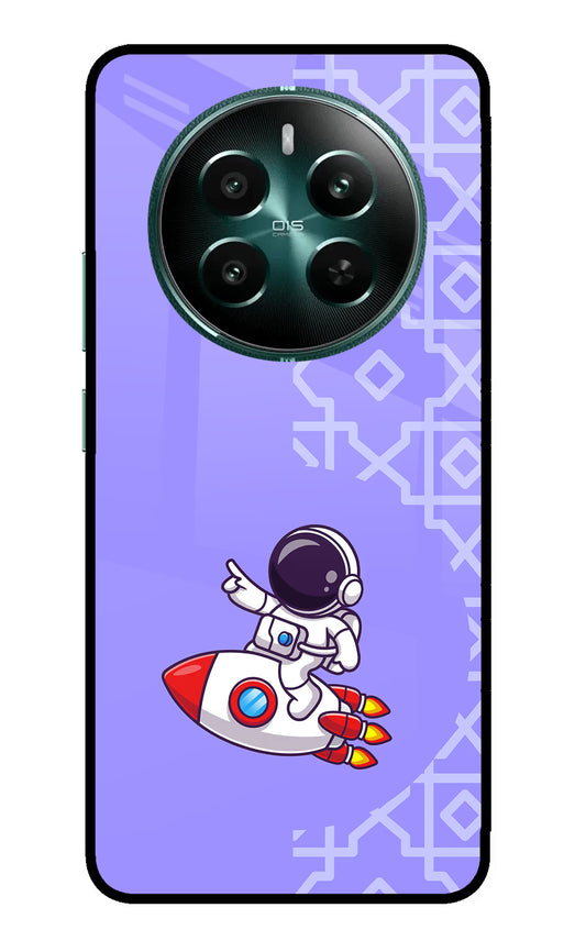 Cute Astronaut Realme 12+ 5G Glass Case