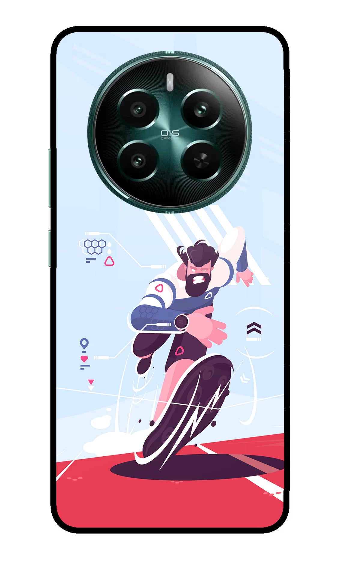 Run Pro Realme 12+ 5G Glass Case