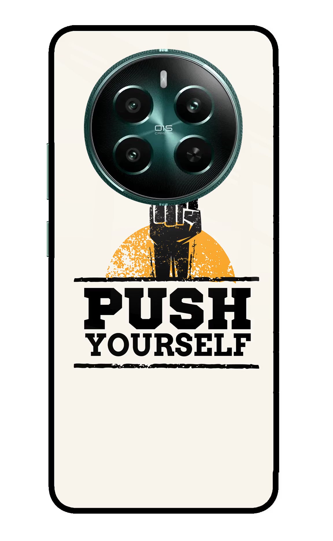 Push Yourself Realme 12+ 5G Glass Case