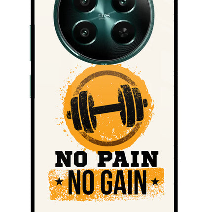 No Pain No Gain Realme 12+ 5G Glass Case