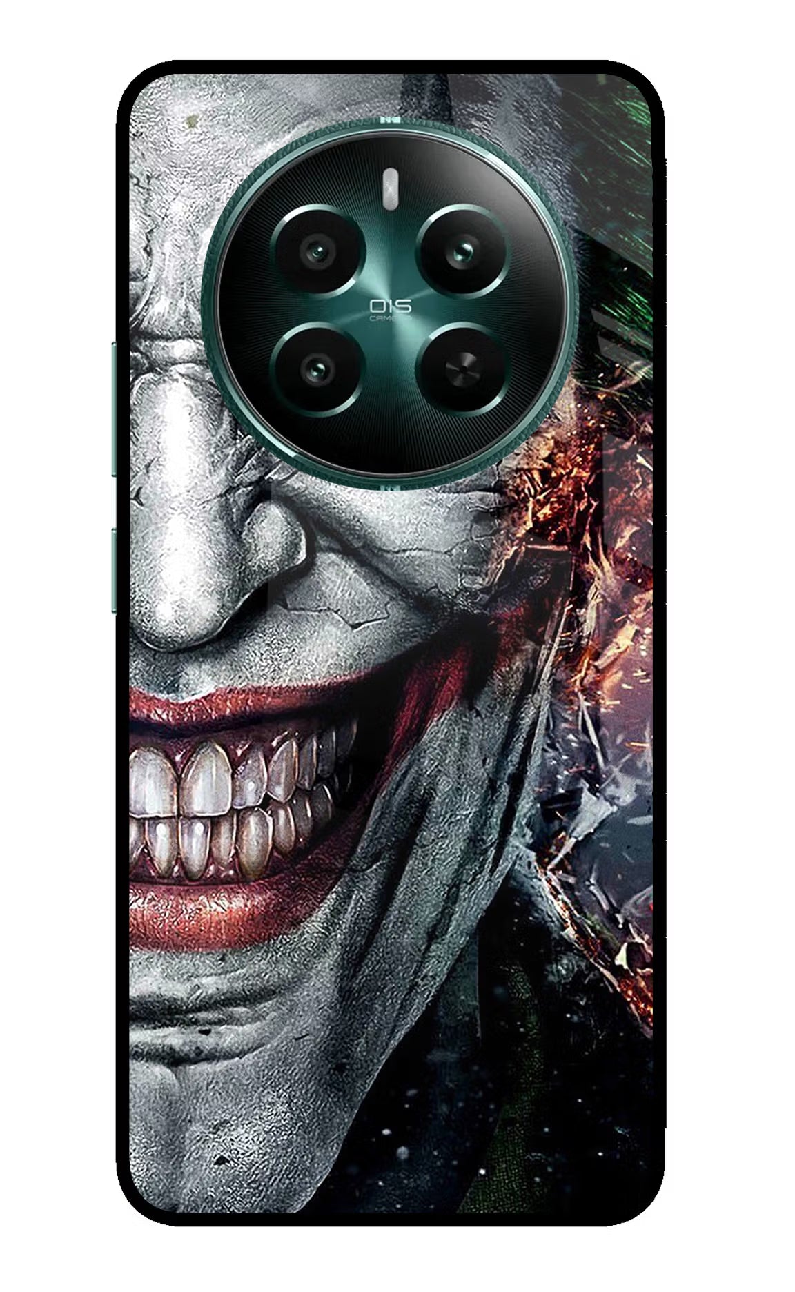 Joker Cam Realme 12+ 5G Glass Case Back Cover by Casekaro