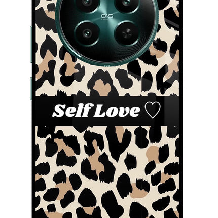 Leopard Print Self Love Realme 12+ 5G Glass Case