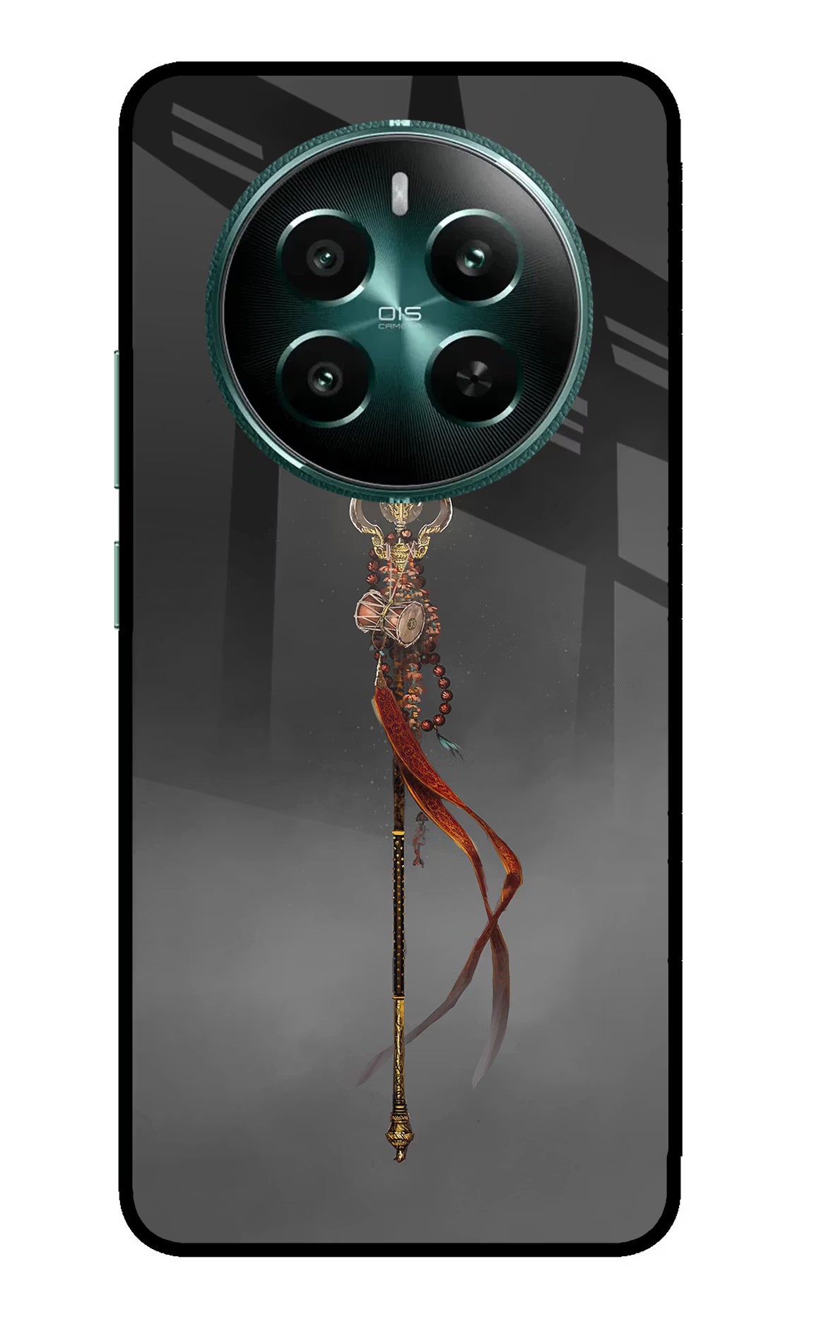 Shiv Trishul Realme 12+ 5G Glass Case Back Cover by Casekaro