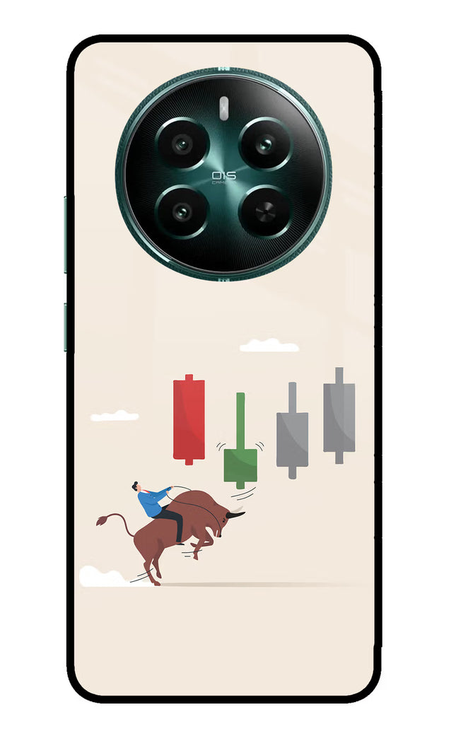 Bull Trading Momentum Realme 12+ 5G Glass Case