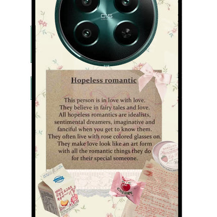 Hopeless Romantic Realme 12+ 5G Glass Case