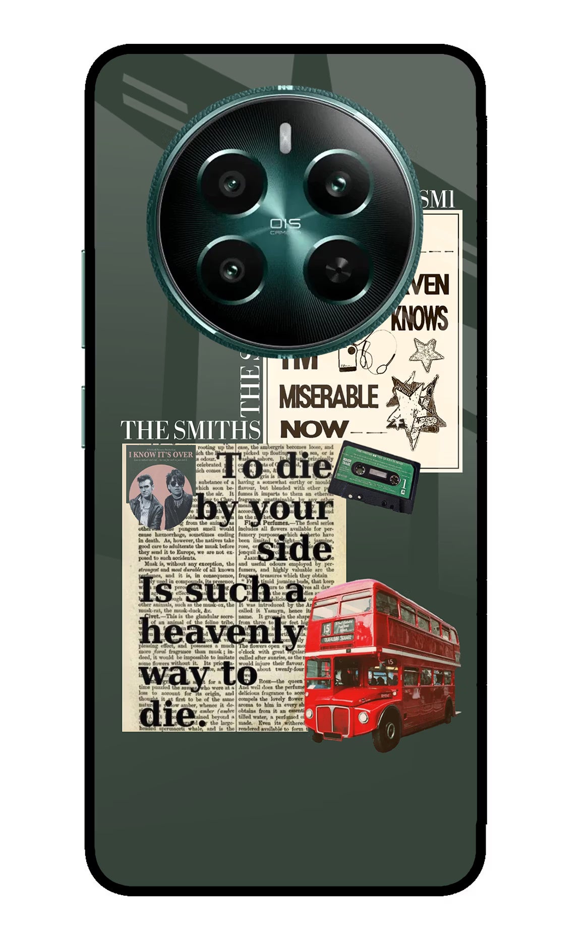 The Smiths Realme 12+ 5G Glass Case Back Cover by Casekaro