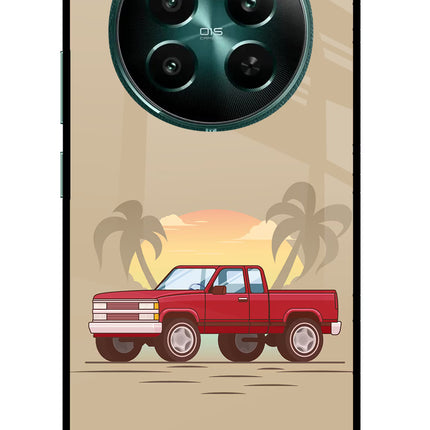 Desert Classic Drive Realme 12+ 5G Glass Case