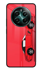 Red Velocity Realme 12+ 5G Glass Case