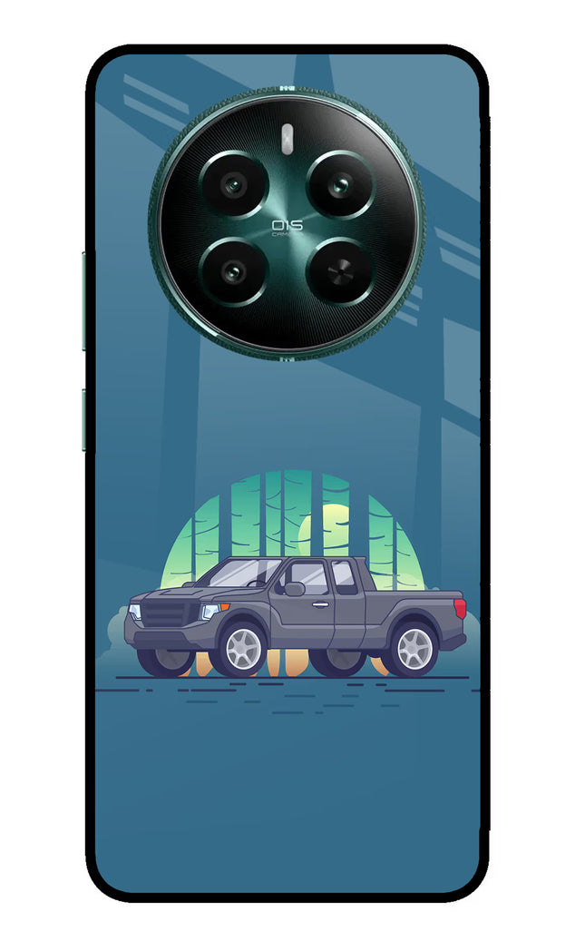 Retro Garage Vibe Realme 12+ 5G Glass Case