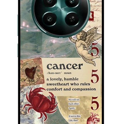 Cancer Zodiac Realme 12+ 5G Glass Case