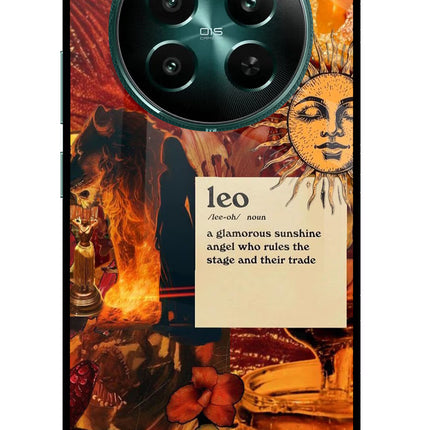 Leo Zodiac Realme 12+ 5G Glass Case