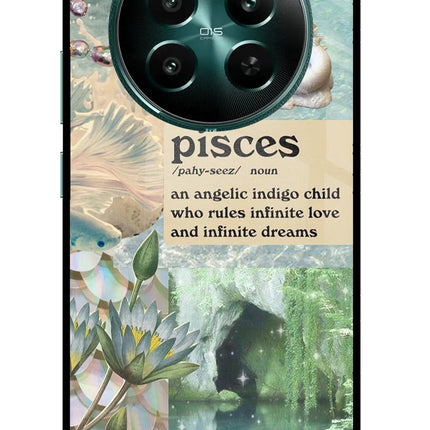 Pisces Zodiac Realme 12+ 5G Glass Case