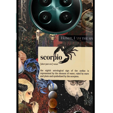Scorpio Zodiac Realme 12+ 5G Glass Case