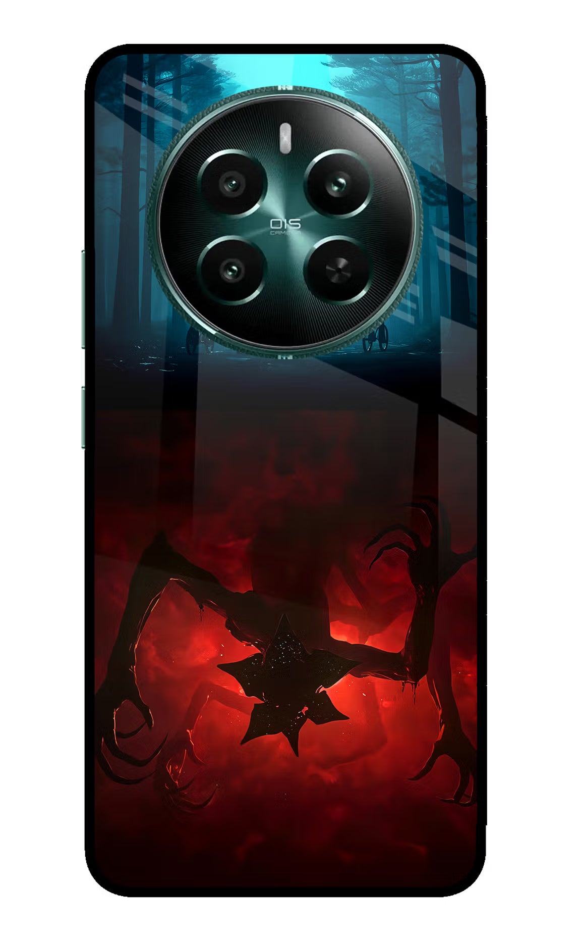 Ordinary Things Downside Up Realme 12+ 5G Glass Case Back Cover by Casekaro