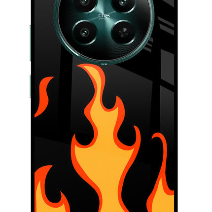 Fired Up – Black Realme 12+ 5G Glass Case