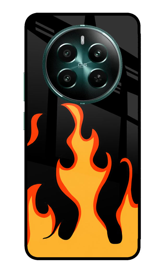 Fired Up – Black Realme 12+ 5G Glass Case