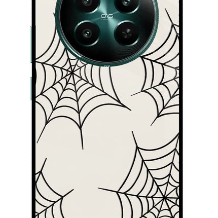 Spider Web Realme 12+ 5G Glass Case