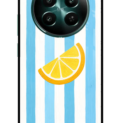Summer Lemon Realme 12+ 5G Glass Case