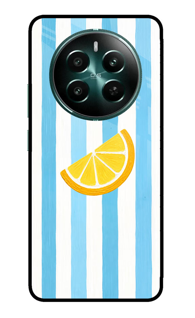 Summer Lemon Realme 12+ 5G Glass Case