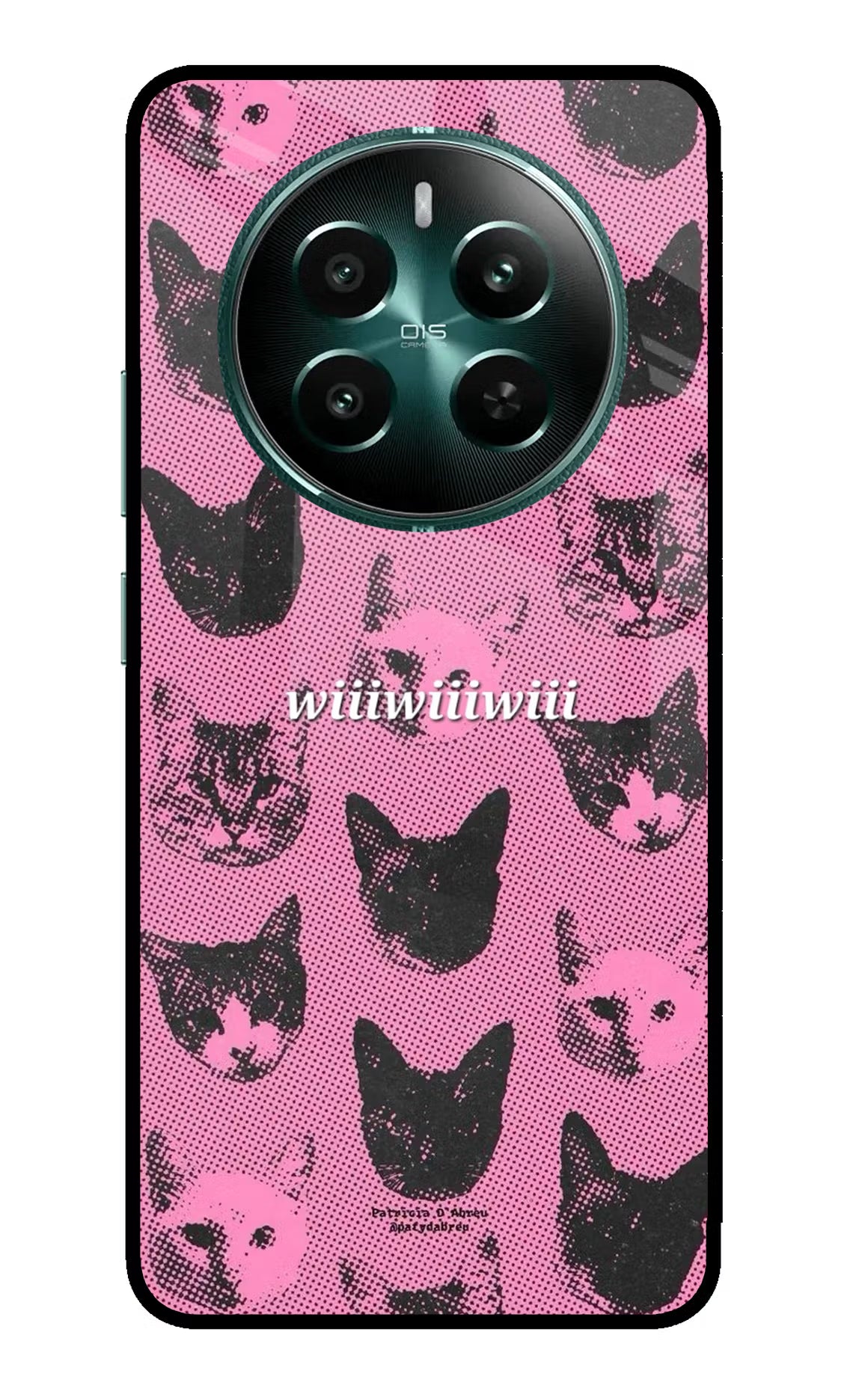Pink Cats Realme 12+ 5G Glass Case