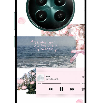 Wave to earth Realme 12+ 5G Glass Case