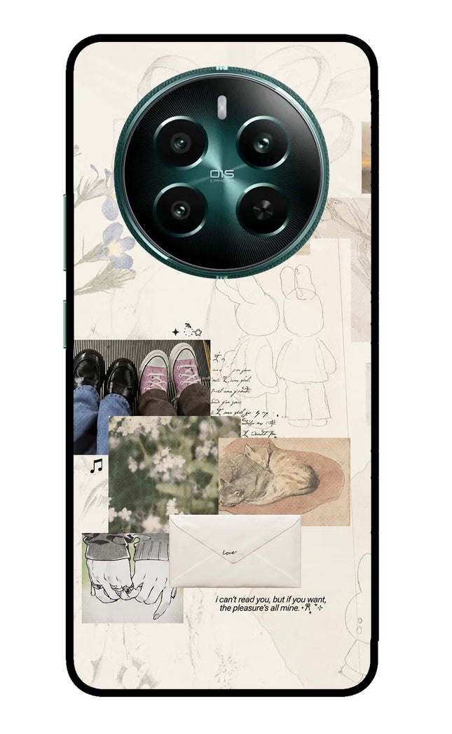 Soft Aesthetic Realme 12+ 5G Glass Case