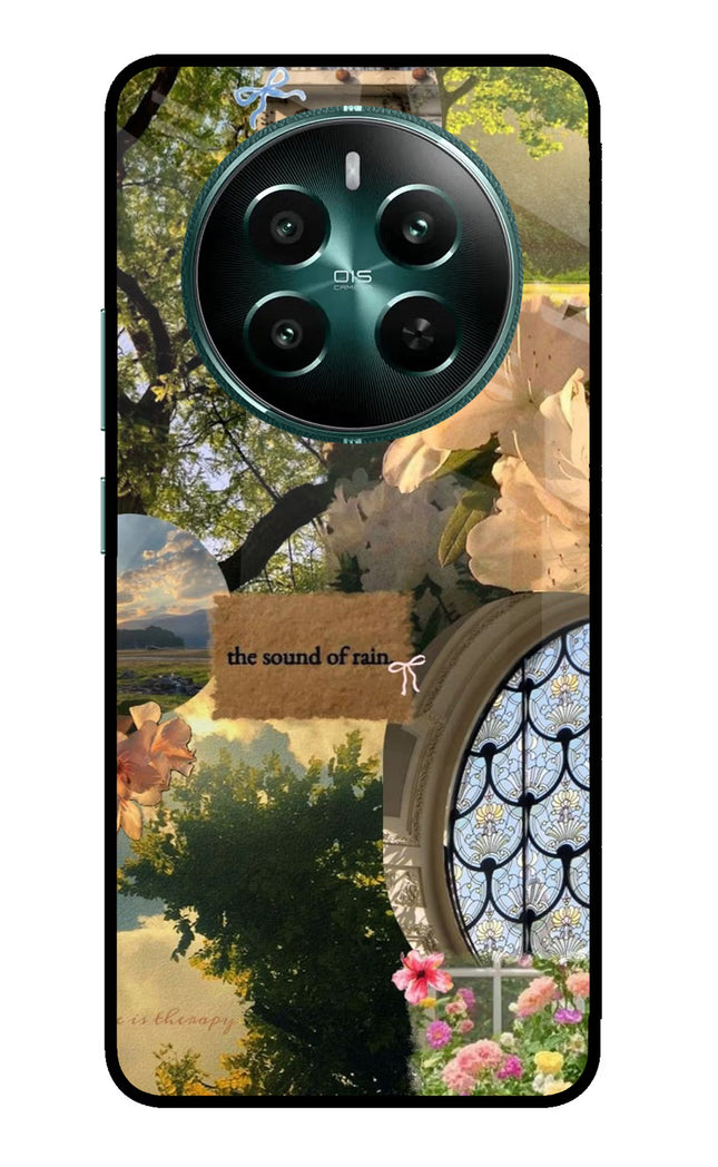 Rain Realme 12+ 5G Glass Case