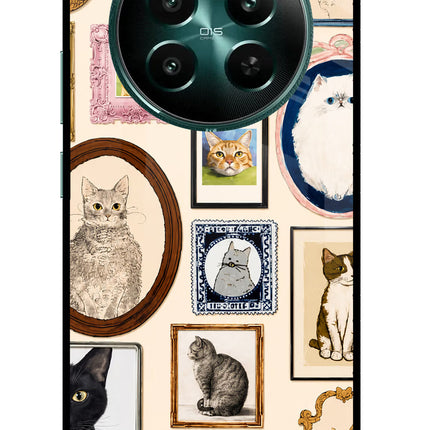 Mirror Cats Realme 12+ 5G Glass Case