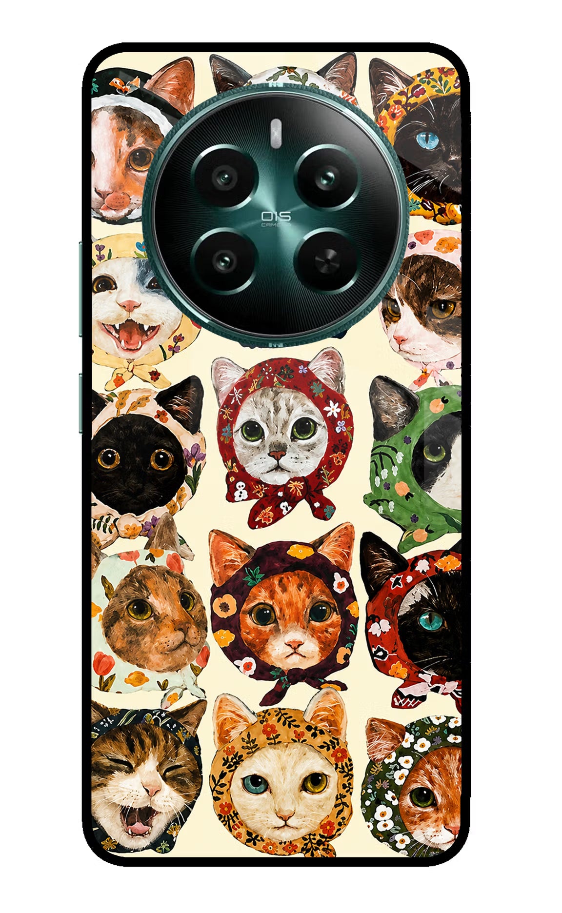 Cool Cat Realme 12+ 5G Glass Case