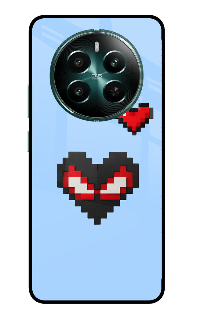 Peter Heart Realme 12+ 5G Glass Case
