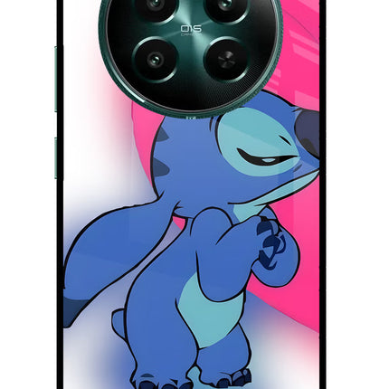 Stitch Hug Realme 12+ 5G Glass Case