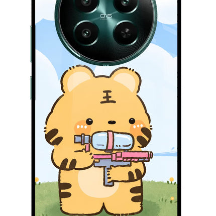 Tiger Treat Realme 12+ 5G Glass Case