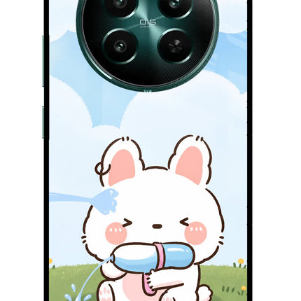 Bunny Treat Realme 12+ 5G Glass Case