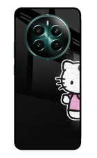 Kitty Charm Realme 12+ 5G Glass Case