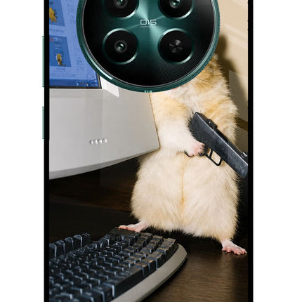 Hacker Hamster Realme 12+ 5G Glass Case