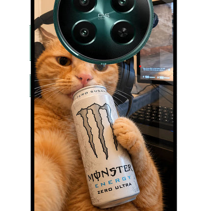 Gamer Cat Energy Realme 12+ 5G Glass Case