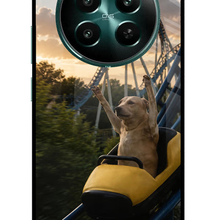 Rollercoaster Dog Realme 12+ 5G Glass Case