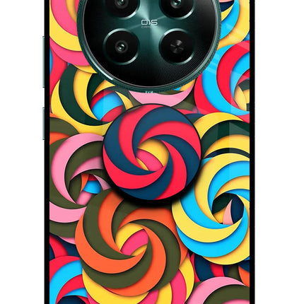 Spiral Pattern Realme 12+ 5G Pop Case by Casekaro