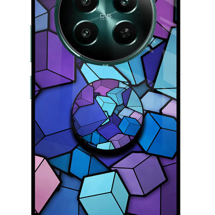 Cubic Abstract Realme 12+ 5G Pop Case by Casekaro