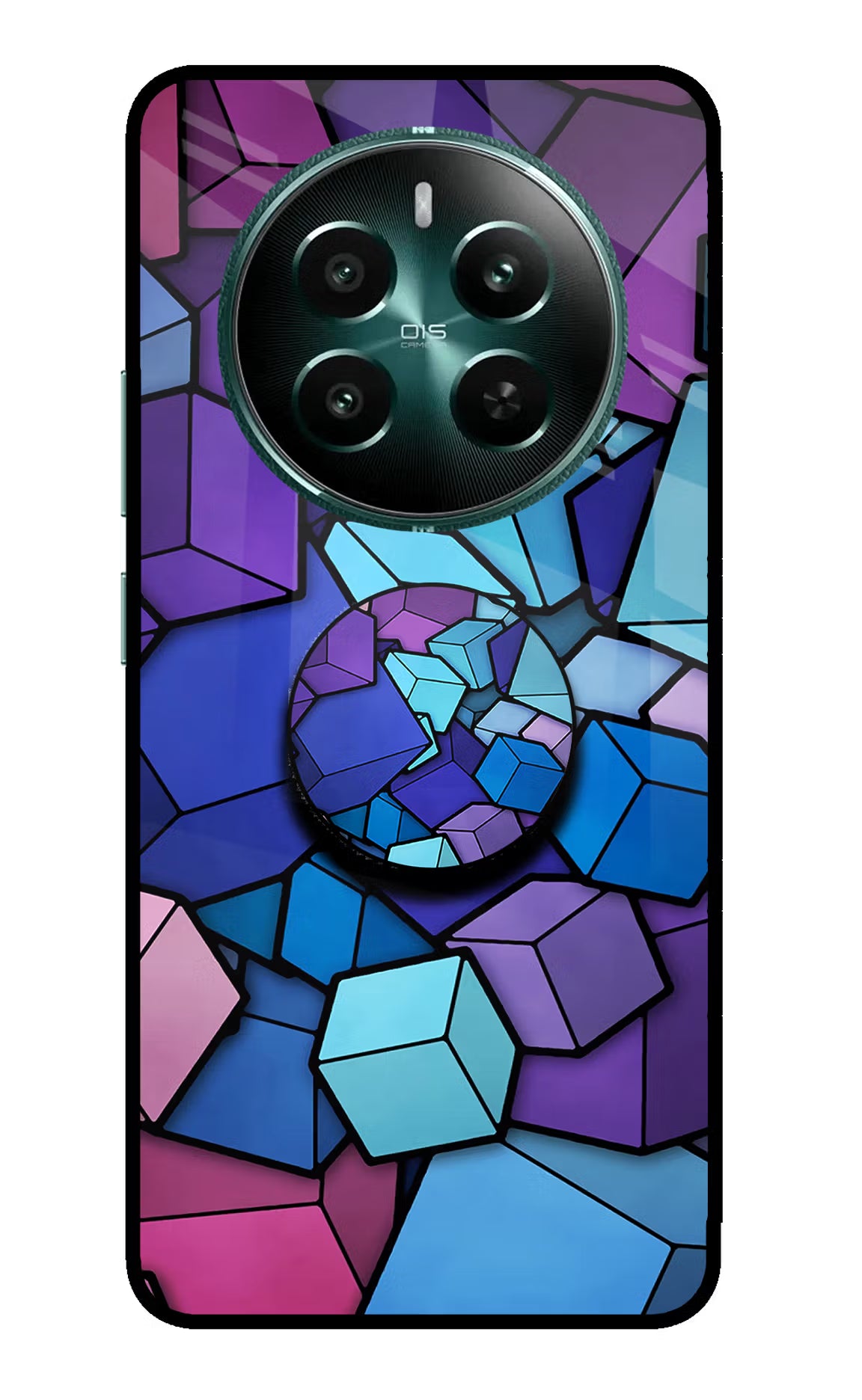 Cubic Abstract Realme 12+ 5G Pop Case by Casekaro