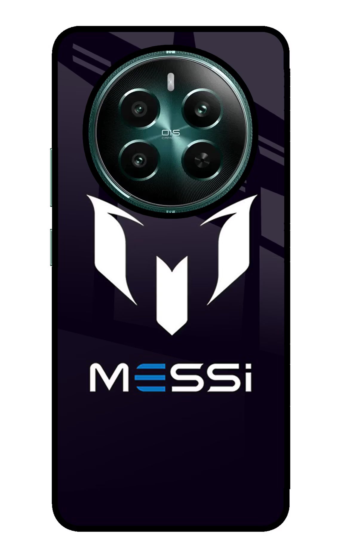 Messi Logo Realme P1 5G Glass Case Back Cover by Casekaro
