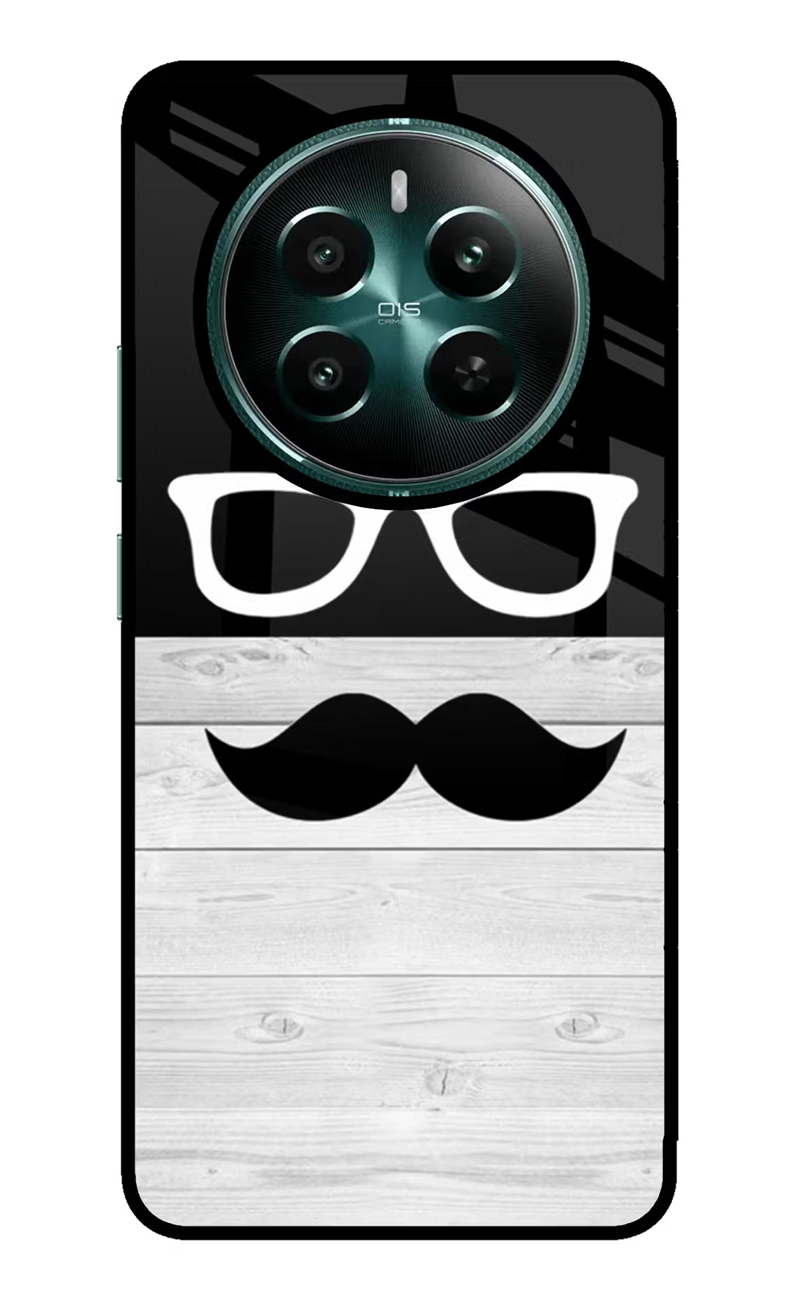 Mustache Realme P1 5G Glass Case Back Cover by Casekaro