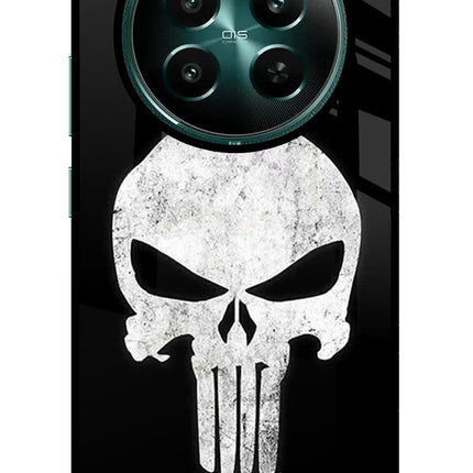Punisher Skull Realme P1 5G Glass Case Back Cover by Casekaro