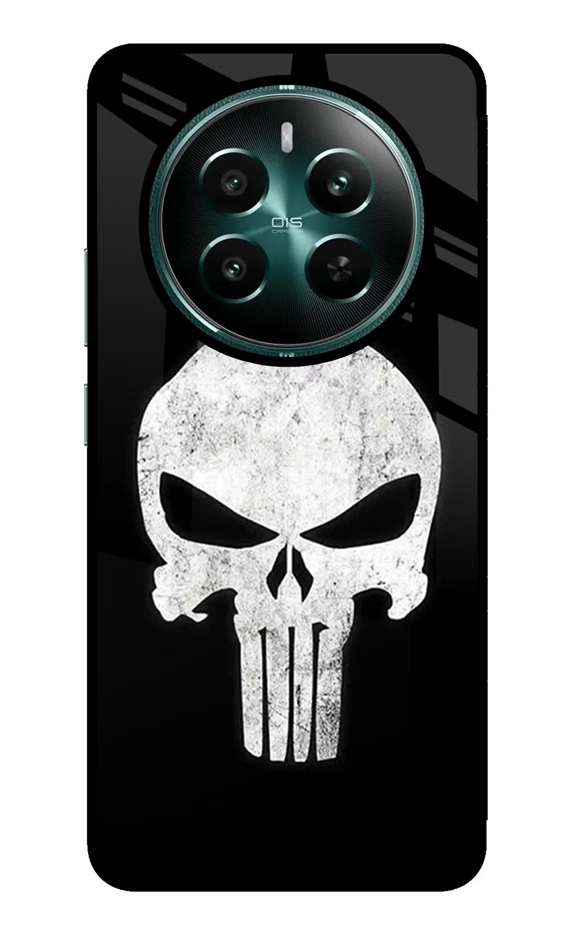 Punisher Skull Realme P1 5G Glass Case Back Cover by Casekaro