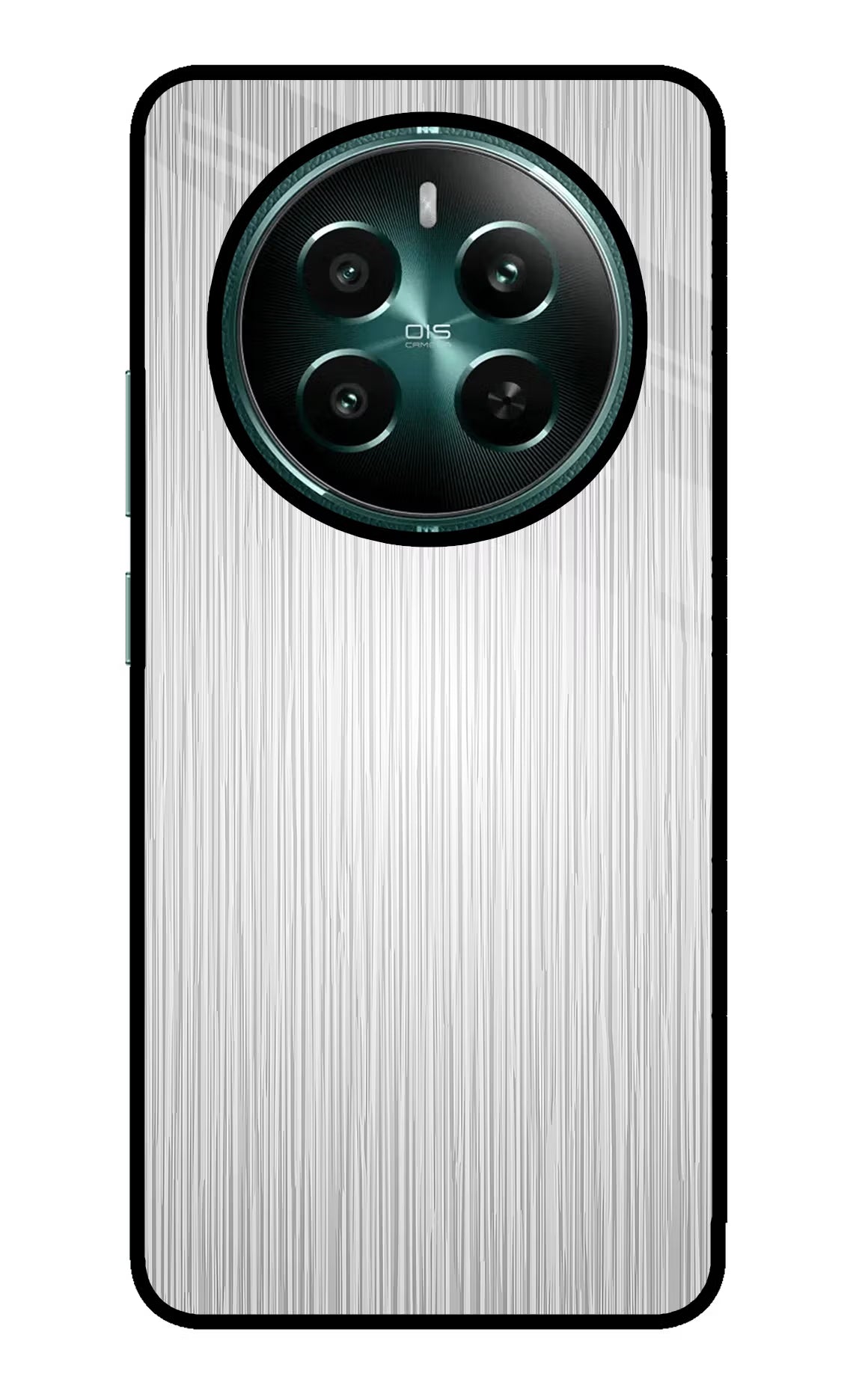 Wooden Grey Texture Realme P1 5G Glass Case Back Cover by Casekaro