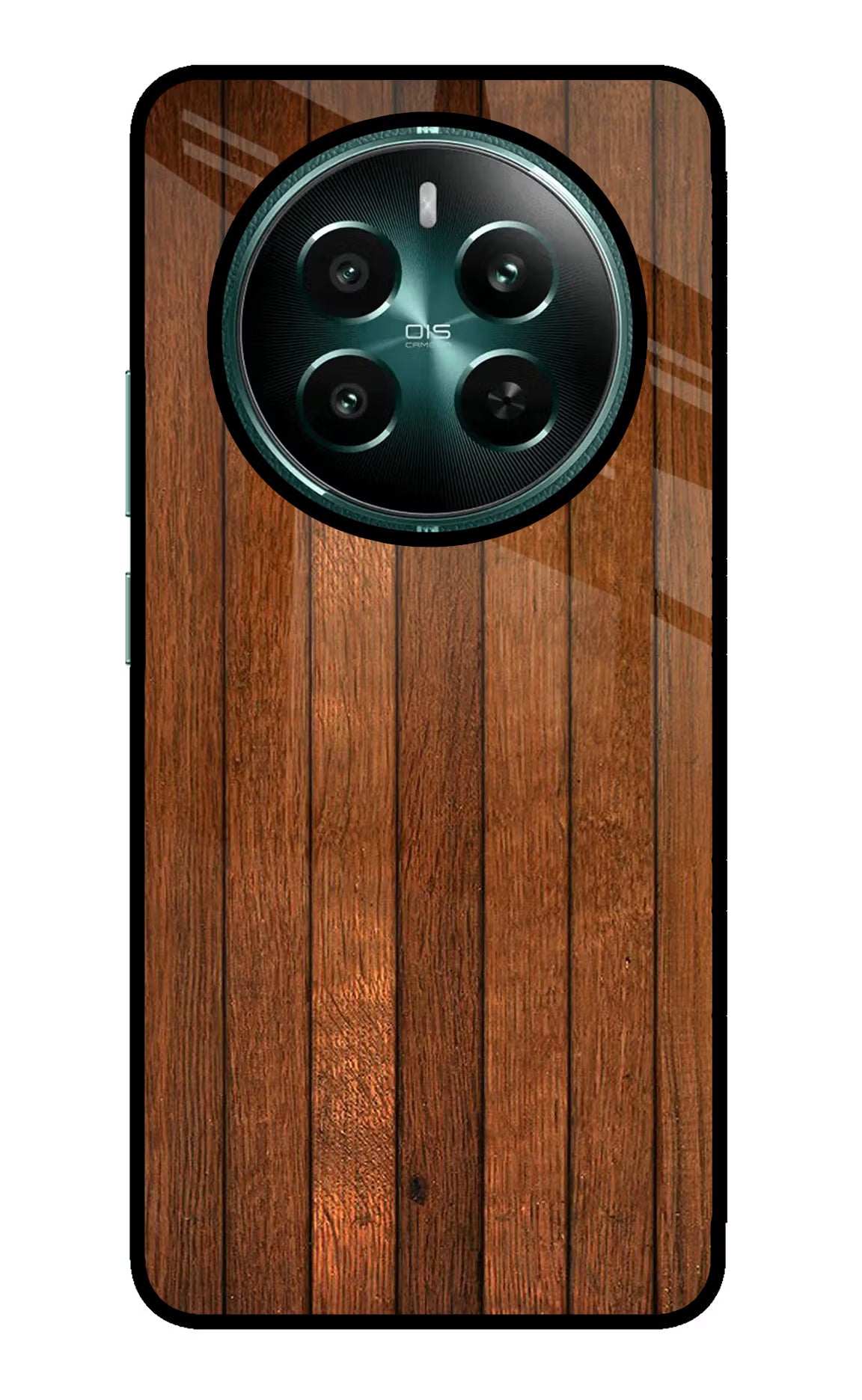 Wooden Artwork Bands Realme P1 5G Glass Case Back Cover by Casekaro