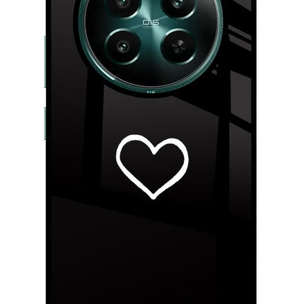 Heart Realme P1 5G Glass Case