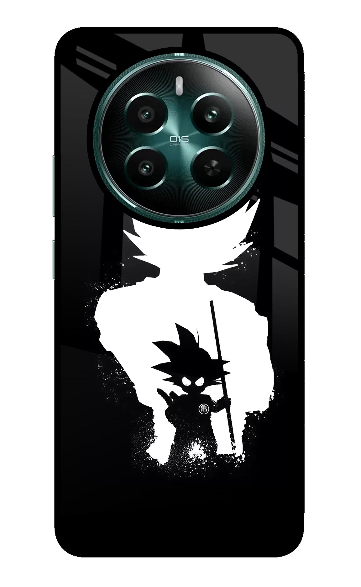 Goku Shadow Realme P1 5G Glass Case Back Cover by Casekaro
